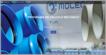 Programa de cálculo mecánico de Molecor