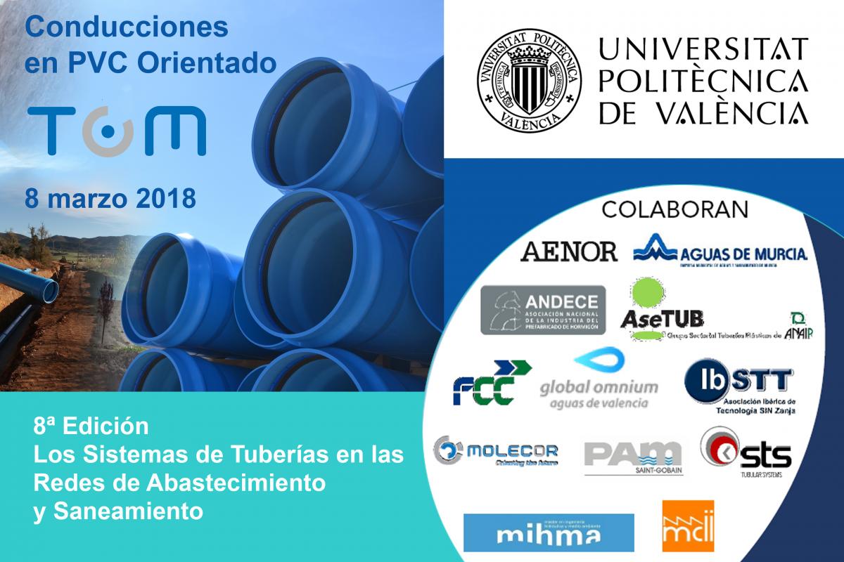 Las Conducciones de PVC-O en la Jornada Técnica “Los Sistemas de Tuberías en los Abastecimientos y Saneamientos”  - Master Ingeniería Hidráulica UPV 