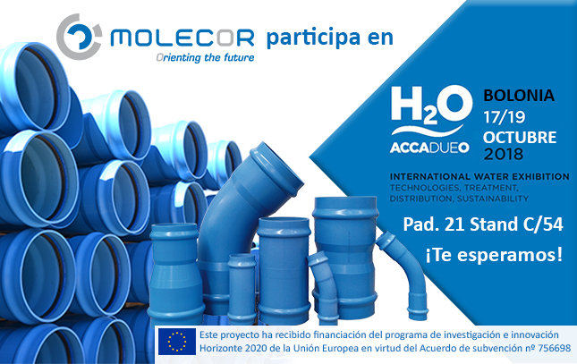 Molecor estará presente en H20 Accadueo