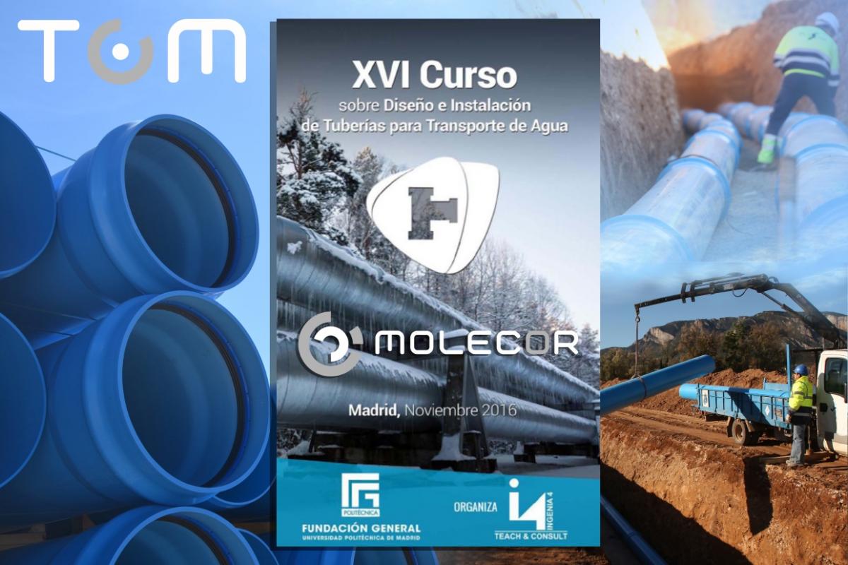 Molecor presente en el XVI Curso sobre Diseño e instalación de tuberías